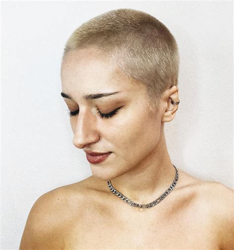 Buzz Cut Blonde Hair