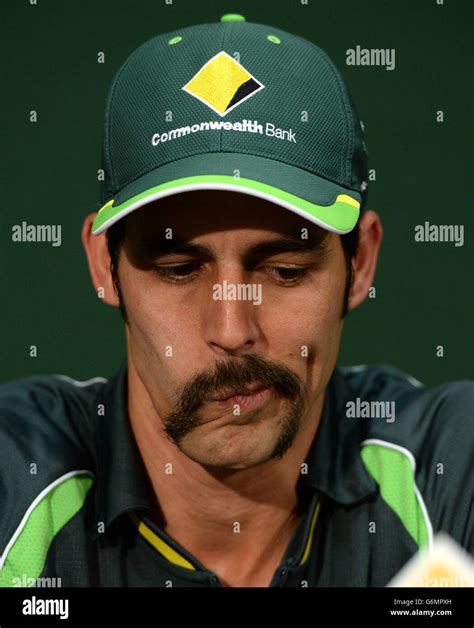 Australias mitchell johnson speaks a press conference waca ground hi ...