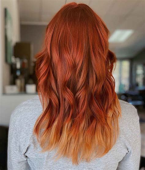 28 Blazing Hot Red Ombre Hair Color Ideas in 2022