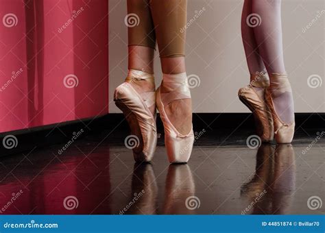 Ballet dancers feet stock photo. Image of ballerina, choreography - 44851874
