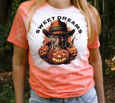 Freddy Krueger Shirt, Freddy Krueger Sweatshirt, Bleached Halloween ...