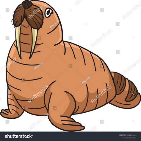 Cute Walrus Clipart