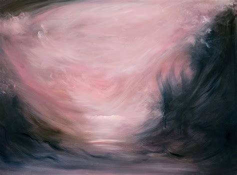 Jennifer L. Baker - Spanish skies - Warm, dramatic abstract landscape ...