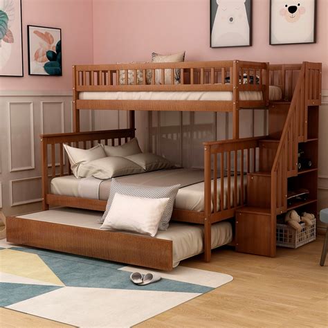 Trundle Bunk Bed With Stairs at Joshua Mayes blog
