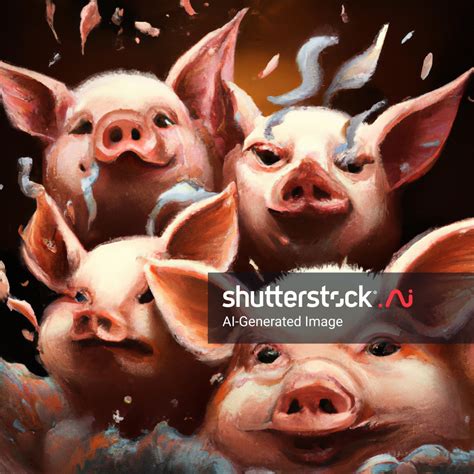 Pigs Pig Slop Splattered All Over AI-generated image 2370187803 ...
