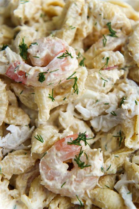 Crabmeat And Shrimp Pasta Salad at Martha Holt blog