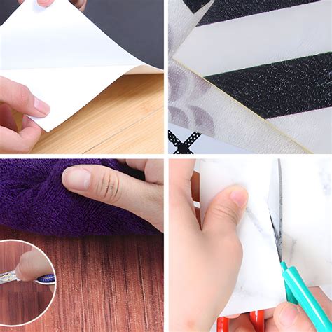 Patterned Vinyl Flooring Peel and Stick Vinyl Flooring with Square Edge ...