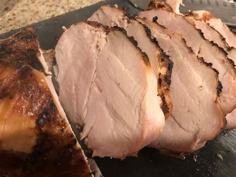 Deboned turkey breast SousVide than smoked with white oak. Cast iron ...
