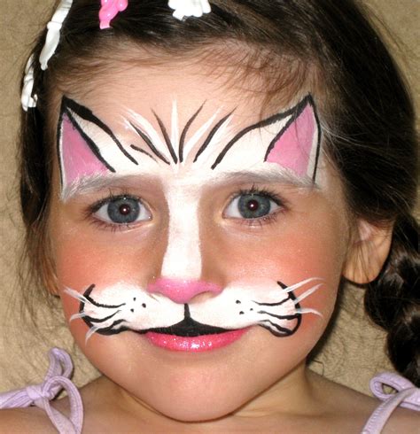 kitty face paint | Face painting designs, Face painting easy, Kitty ...
