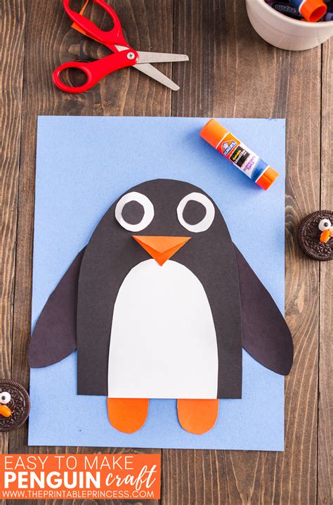 Penguin Craft for Kindergarten | Penguin craft, Kindergarten crafts ...