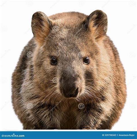 Animal Quokka, Isolated on a White Background. Stock Illustration - Illustration of natural ...