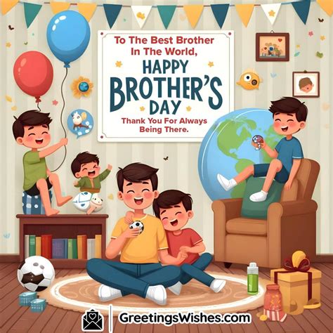 Brother’s Day Wishes and Heartfelt Messages (24th May) - Greetings Wishes
