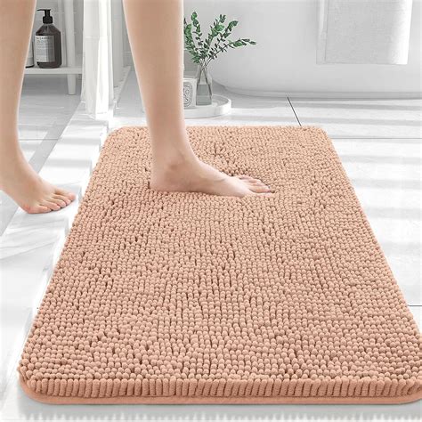 Amazon.com: OLANLY Bathroom Rugs 36x24, Extra Soft Absorbent Chenille ...