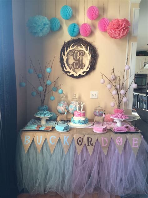 Gender Reveal 9 | Gender reveal party decorations, Gender reveal ...