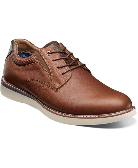 Nunn Bush Men's Bay Ridge Plain Toe Lightweight Oxford - Macy's ...