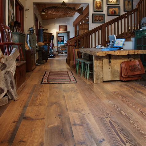 Wide Plank Hickory Flooring