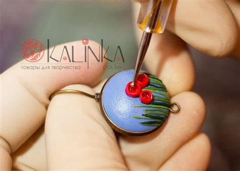Мастер-класс сережки с маками из полимерной глины. | Изделия из ...