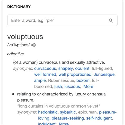 In this context, the word voluptuous means - brainly.com