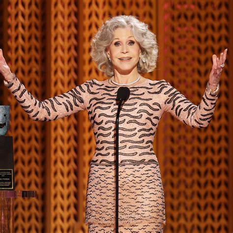 SAG Awards 2025: Jane Fonda Accepts Life Achievement Award