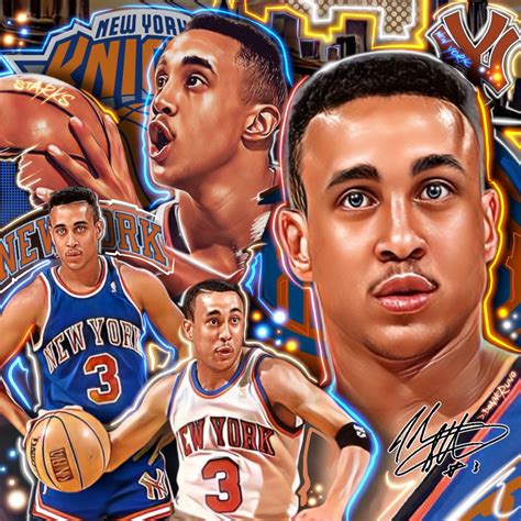 JOHN STARKS Knicks Portrait - Etsy
