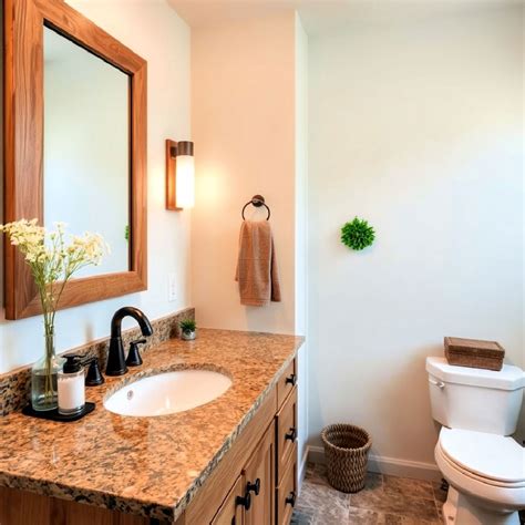 15 Brown Granite Bathroom Ideas for A Luxurious Upgrade