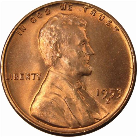 1953 Wheat Penny Error List & Value