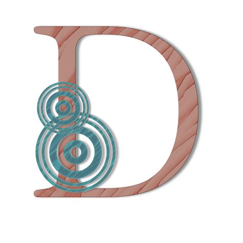 Letter D on a transparent background 12628818 PNG