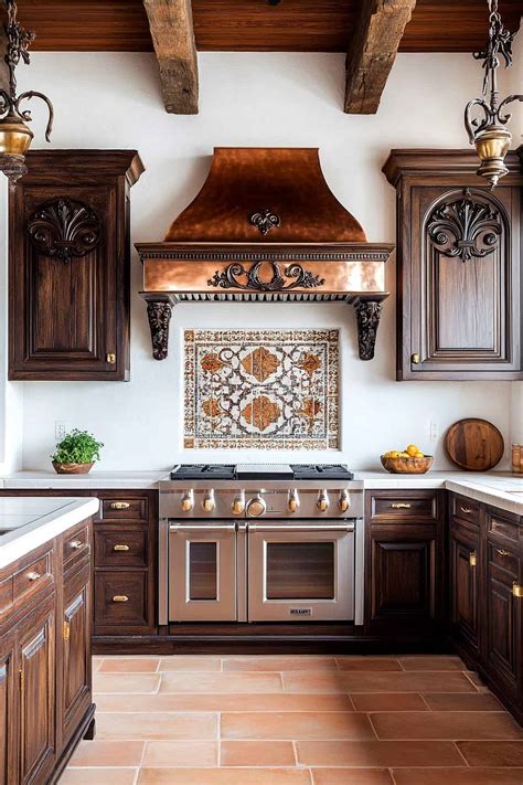 60 Spanish-Style Kitchen Ideas (Mediterranean Design)