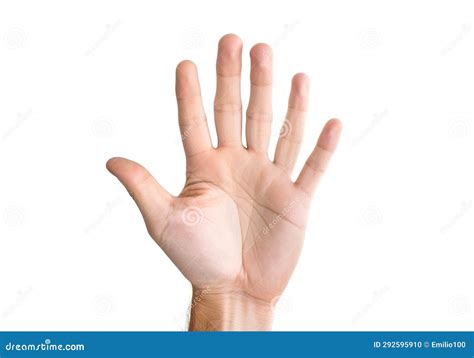 Human Hand with Six Fingers Isolated on White, Generated by AI Stock Illustration - Illustration ...