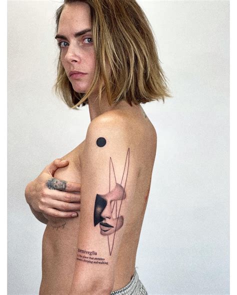 Cara Delevingne's new tattoo : r/ladyladyboners