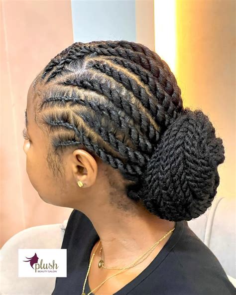 23 Cute Flat Twist Hairstyle Ideas | ThriveNaija