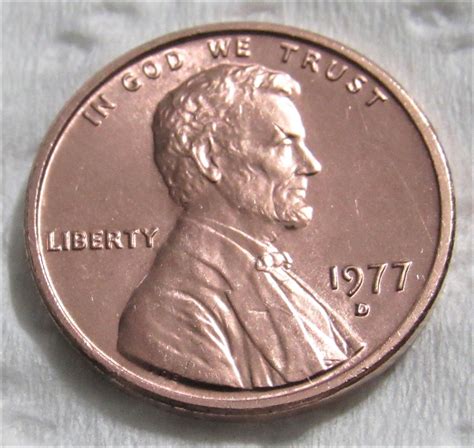 1977-D 1 Cent - Lincoln Memorial Cent - For Sale, Buy Now Online - Item ...