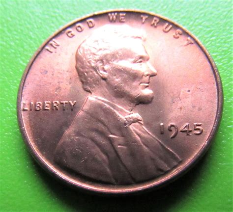 1945 1 Cent - Lincoln Wheat Cent - For Sale, Buy Now Online - Item #768195