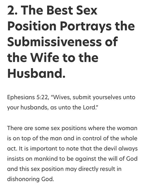 Ended up on a "Christians Sex Positions" article. Apparently the female ...
