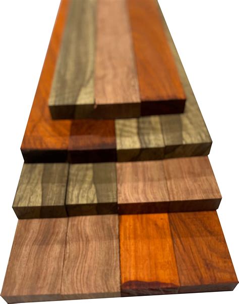 Amazon.com: Exotic Wood Zone | Variety Pack of 15 Cutting Board Blocks ...