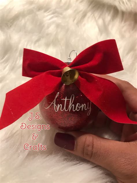 Personalized Name Ornaments for Christmas Tree or Home Decor - Etsy