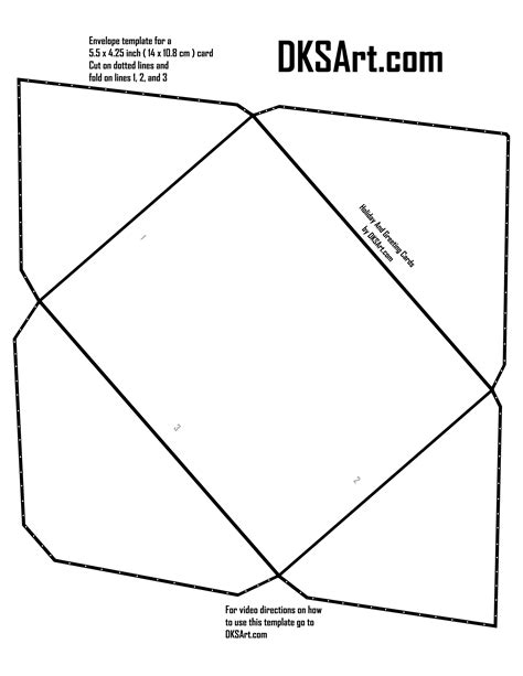 Free Printable Envelope Template PDF Download - Printables for Everyone