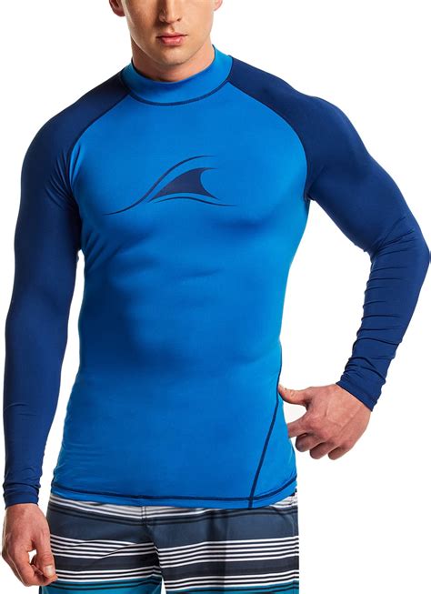 Snapklik.com : Mens UPF 50+ Long Sleeve Rash Guard, UV/SPF Quick Dry ...