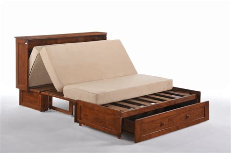 Murphy Cabinet Queen Bed with Pull Out Mattress