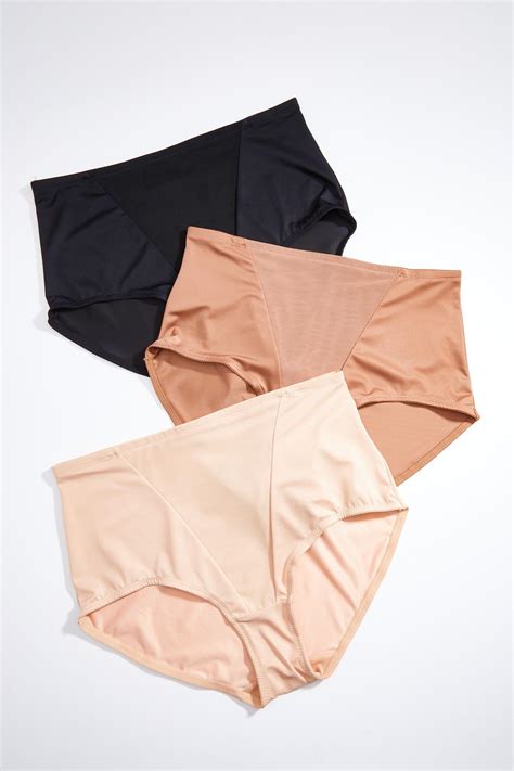Nylon spandex panties plus size online