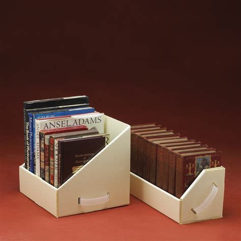 High Density Book Tote/Shelf Box - Hollinger Metal Edge