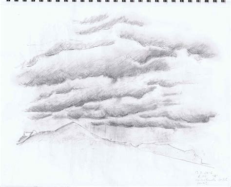 Realistic Cloud Drawing at PaintingValley.com | Explore collection of ...