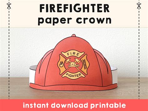 Free Printable Fireman Hat Template | All FREE Printables