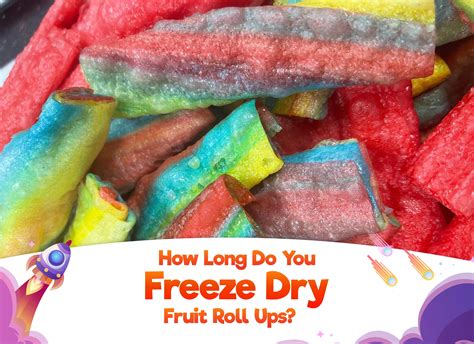 How Long To Freeze Fruit Roll Ups