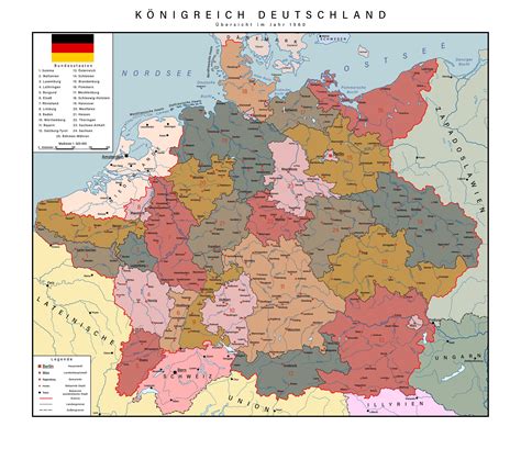 The Kingdom of Germany (1960) : r/imaginarymaps