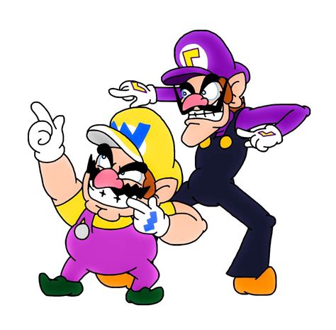 Wario and Waluigi by CailaUniverse on DeviantArt