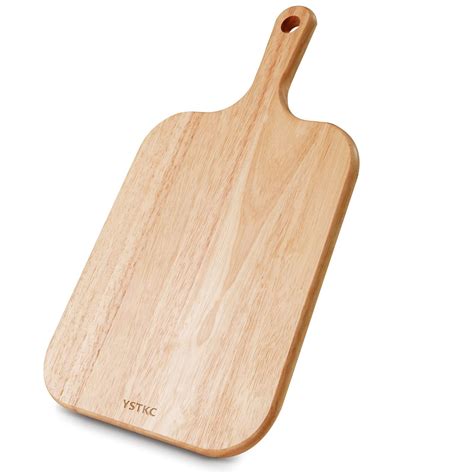 Customer reviews for YSTKC Rubber Wood Cutting Board with Handle 15" x ...