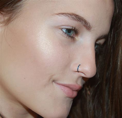 Fake Nose Ring Clip on Nose Ring Faux Nose Ring Hoop - Etsy Australia