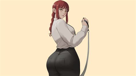 ass, thick ass, gud0c, braids, redhead, smiling, looking at viewer ...