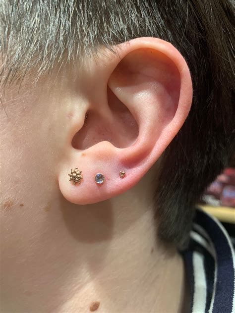 New 2nd and 3rd lobe by Alycia at Lucky’s in Northampton, MA! : piercing